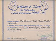 Export Excellence 94-95